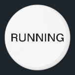 白ランニングミニマル食洗機磁石 マグネット<br><div class="desc">ミニマル「ランニング食洗機」のキッチンマグネットと白い背シンプル景を持つキッチン救済団体や組織はキッチンマグネット。テキスカスタマイズト付き。</div>