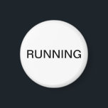 白ランニングミニマル食洗機磁石 マグネット<br><div class="desc">ミニマル「ランニング食洗機」のキッチンマグネットと白い背シンプル景を持つキッチン救済団体や組織はキッチンマグネット。テキスカスタマイズト付き。</div>