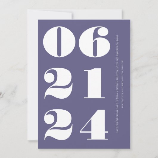 白リリックエレガントクモダンルとミニマル 招待状 (正面)