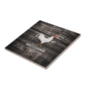 白レグホン鶏 タイル (側面)