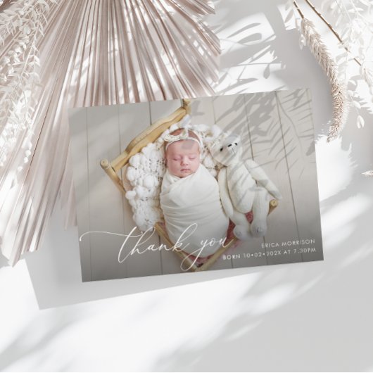 白レタリング誕生の発表 招待状