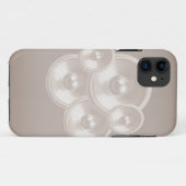 白レトロ音楽スピーカー Case-Mate iPhoneケース (裏面(横))