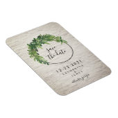 白レンガインスパイアの植物日付を保存 マグネット (右側)