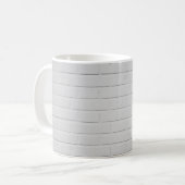 白レンガ壁 コーヒーマグカップ (正面左)