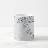 白レンガ壁 コーヒーマグカップ (中央)