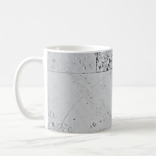 白レンガ壁 コーヒーマグカップ (左)
