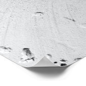 白レンガ壁 ポスター (角)