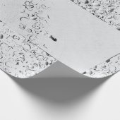 白レンガ壁 ラッピングペーパー (角)