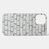 白レンガ壁 Case-Mate iPhoneケース (裏面 (横))