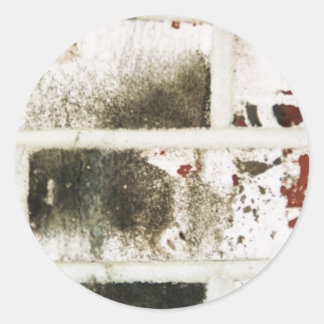 白レンガ貼り ラウンドシール