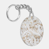 白レンガ キーホルダー (正面左)