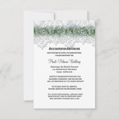 白レースとスターチスのウェディング アコモデーション (正面)