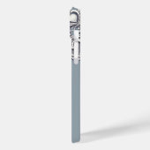 白レースハートロマンチックチャームエレガント Case-Mate iPhoneケース (裏面 / 左)