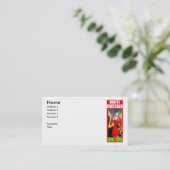 白ロシアのサティバ 名刺 (スタンド正面)