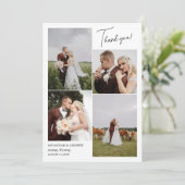 白ロマンチック結婚6の写真ありがとう サンキューカード (スタンド正面)