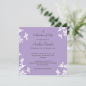 白ワイルドフラワーお祝いの発表 セーブザデート (スタンド正面)