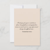 白ワイルドフラワーお見舞いカード サンキューカード (裏面)