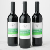 白ワインのグリーンホームワインメーカーのカスタムラベル ワインラベル (ボトル)
