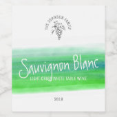白ワインのグリーンホームワインメーカーのカスタムラベル ワインラベル (シングルラベル)