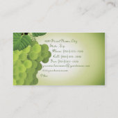 白ワインの名刺 名刺 (裏面)