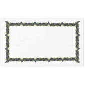 白ワインの赤ブドウの枝 テーブルクロス (正面(横))