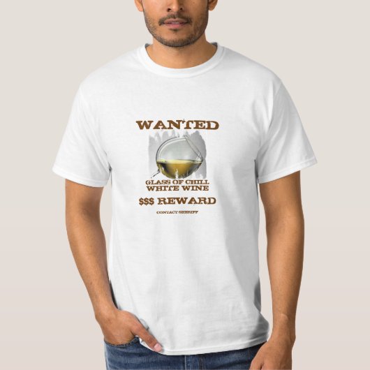 白ワインのTシャツが欲しい！ Tシャツ (正面)