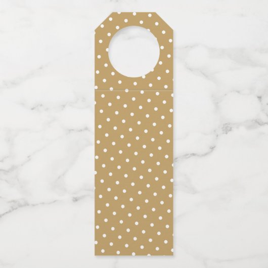 白ワインや赤ワインのクリスマスを夢見ている ボトルネックタグ (裏面)