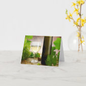 白ワインカード カード (黄色い花)