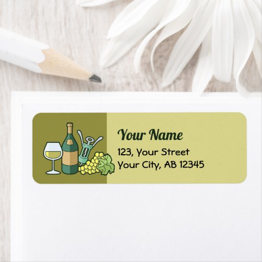 白ワインラベル ラベル (インサイチュ)