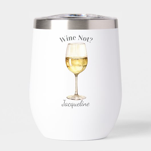 白ワイン愛飲家のためのワインティンブラー Wine Not (正面)