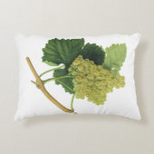 白ワイン葡萄のつる植物、ヴィンテージ食品フルーツ アクセントクッション (正面)