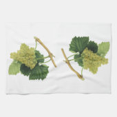 白ワイン葡萄のつる植物、ヴィンテージ食品フルーツ キッチンタオル (横)