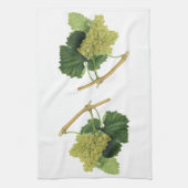 白ワイン葡萄のつる植物、ヴィンテージ食品フルーツ キッチンタオル (縦)