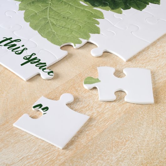 白ワイン葡萄のつる植物、ヴィンテージ食品フルーツ ジグソーパズル (側面)