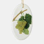 白ワイン葡萄のつる植物、ヴィンテージ食品フルーツ セラミックオーナメント (右)