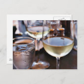 白ワイン1杯 ポストカード (正面/裏面)