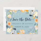 白ワイン&バラ保存日 ポストカード (正面/裏面)