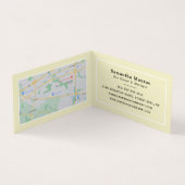 白ワイン&ブドウ、ワインバー/ワイナリー、詳細 名刺 (内部)