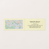 白ワイン&ブドウ、ワインバー/ワイナリー、詳細 名刺 (内部フラット)