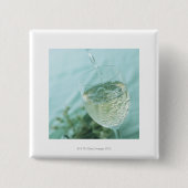 白ワイン 缶バッジ (正面)