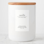 白ワッモダンクス溶融包装ラベル フードラベル (正面)