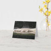 白ワニノートカード カード (黄色い花)