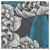 白ワラタの花 ファブリック (クローズアップ)