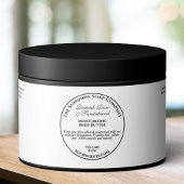 白ヴィンテージスタイル化粧品瓶ラベル ペットボトルラベル