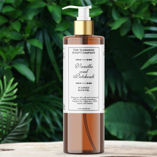 白ヴィンテージ防水化粧品ボトルラベル スパークリングワインラベル