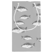 白一色グレイ スモールペーパーバッグ (裏面)