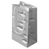 白一色グレイ スモールペーパーバッグ (正面アングル)