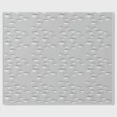 白一色グレイ ラッピングペーパー (フラット)