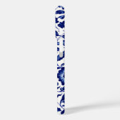 白中国のに濃いネイビーの青い花の模様 Case-Mate iPhoneケース (裏面 / 左)