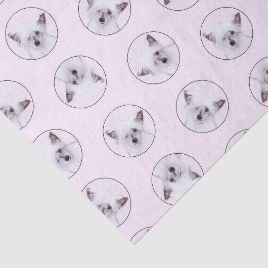 白中国ののドッグア絵を描ート 薄葉紙 (詳細)